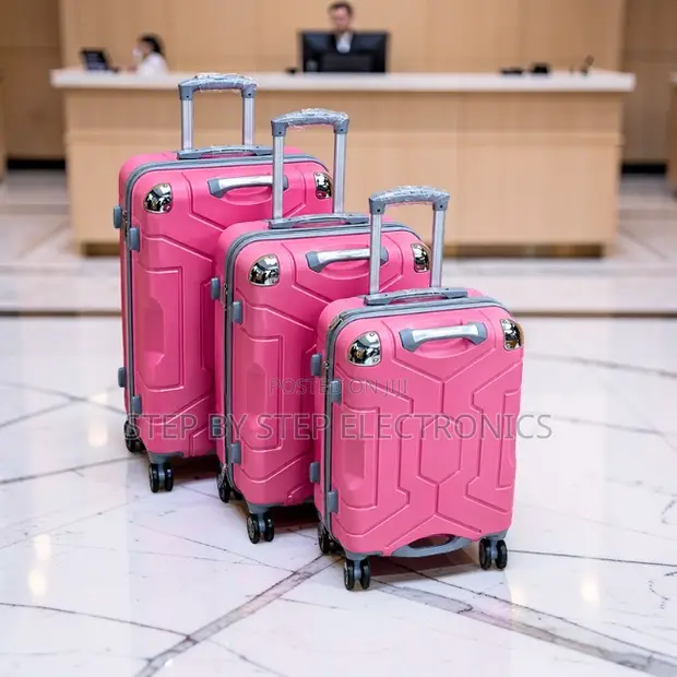 Sleek 3-in-1 Unbreakable Suitcase Briefcase Bag Set - 1