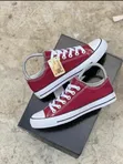 Converse Low Top Maroon na White - 2