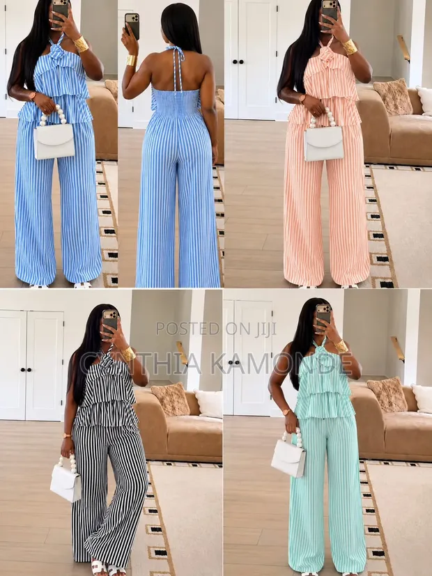 Gorgeous Stripped Jumpsuit - 1