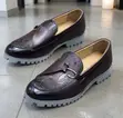 Viatu vya Ngozi vya Kiume vya Kuteleza - Size 39-45 - 1