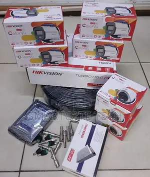 Hikvision 8CH DVR Security Kit na Kamera 6 za ColorVu za Usiku