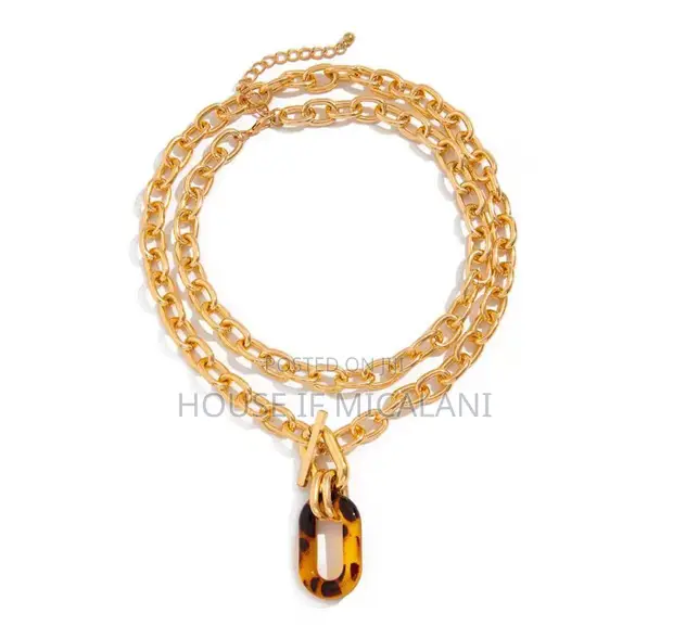 2-in-1 Chunky Hoop Necklace - 1