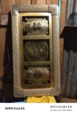 Decorative Arabic Wall Clock - Gold - 4
