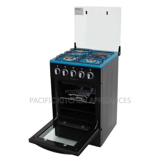 Vision Plus Jiko la Kusimama la Gesi 3 + Umeme 1 Plate 50x50 - 1