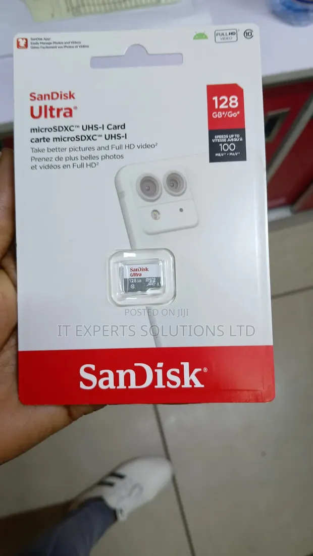 Kadi ya SanDisk 128GB Ultra Go microSD UHS-I - 1