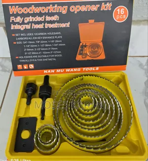 16-Piece Hole Saw Kit with Arbor & Drill Bits