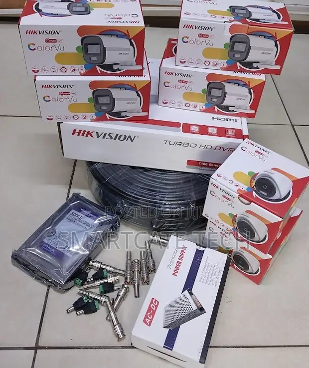 Hikvision 8CH DVR Kit na Kamera 6 za ColorVu - 1