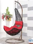 Hanging Hammock Chair - Brown Rattan - 2