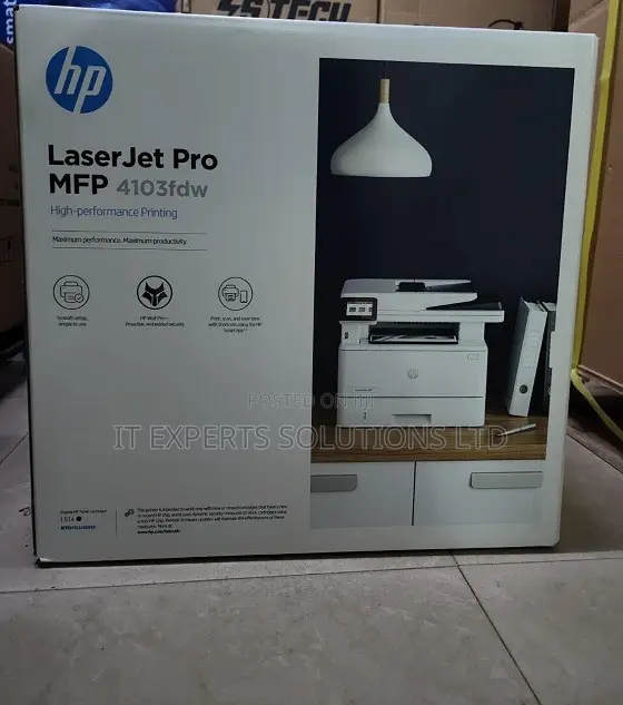 HP LaserJet Pro MFP 4103fdw A4 Multifunction Mono Printer - 1