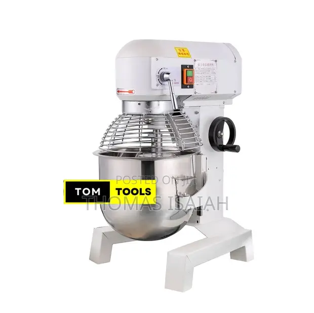 3-Speed Commercial Dough Mixer 20L Stainless Steel - 1