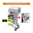 3-Speed Commercial Dough Mixer 20L Stainless Steel - 3