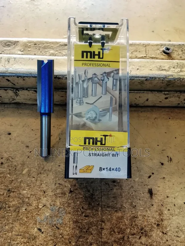 MH Professional 8x14x40mm Straight Router Bit - 1