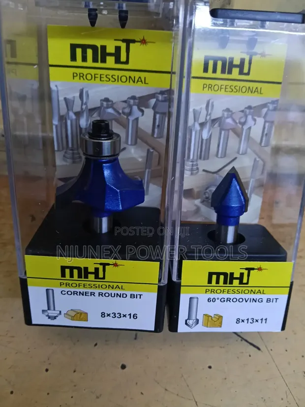 MHT Professional Woodworking Router Bits (8mm Shank) - 1