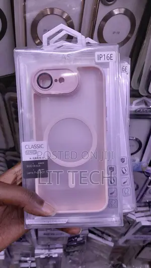 Kifaa cha Kesi Chenye Sumaku cha Pinki Mwanga kwa iPhone 16e
