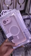 Kifaa cha Kesi Chenye Sumaku cha Pinki Mwanga kwa iPhone 16e - 2