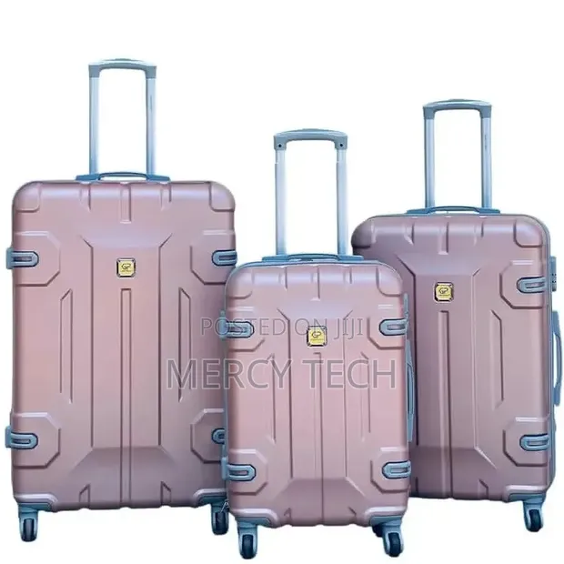 3-in-1 Fibre Suitcase Set (Size 2, Multiple Colours) - 1