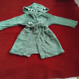 Lee Fleece Hooded Robe - Green