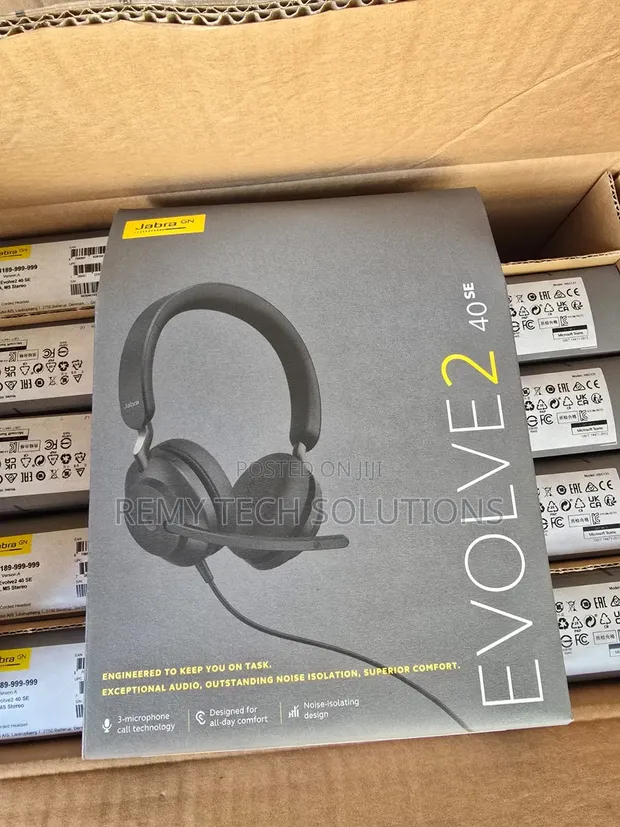 Jabra Evolve2 40 SE USB-C Headsets - 1