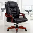 Executive Manager's Chair with Mahogany Arms - 3