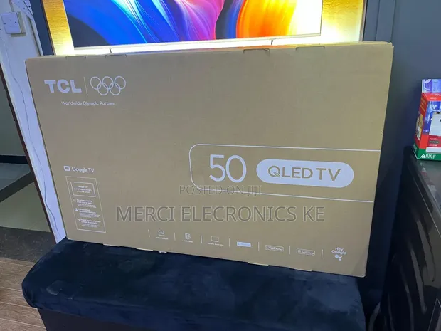 TCL 50 Inch QLED Smart TV with Dolby Atmos & Google TV (50T6D) - 1