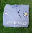 Manchester City Puma Sky-Blue Hoodie - 3