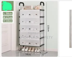 7 Tier Closed Shoe Rack