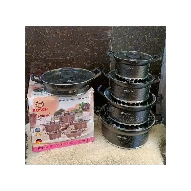 Bosch 10-Pc Stainless Steel Cookware Set - Non-Stick - 1