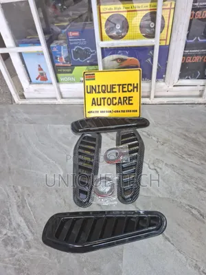 Vipande 2 vya Universal vya Mapambo ya Vents za Upande wa Bonnet
