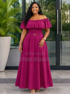 Set ya Top na Sketi ya Off-Shoulder