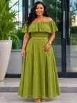 Set ya Top na Sketi ya Off-Shoulder - 5