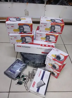 Hikvision 8CH CCTV System with 6 ColorVu Cameras