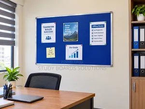4ft x 3ft Office Felt Notice Board