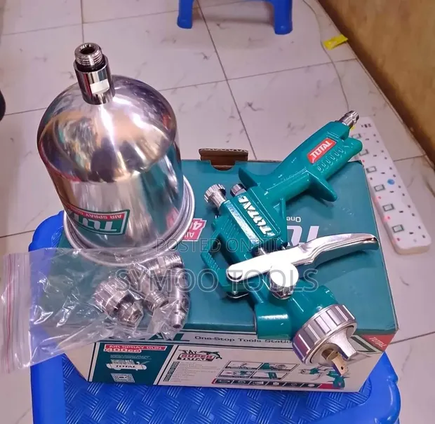 Total Pneumatic Suction-Feed Paint Spray Gun - 1