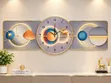 Elegant Wall Clock and Wall Art Set - 2