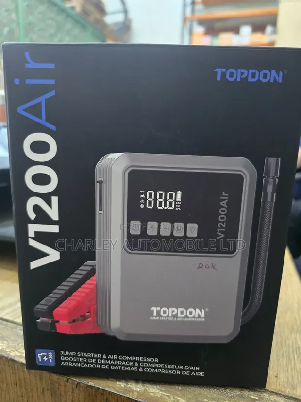 TOPDON V1200Air Jump Starter & Tyre Inflator - 1