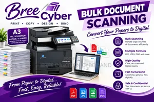 A3, A4, A5 Bulk Document Scanning Services