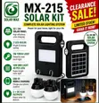 Solar Max MX-215 Complete Solar Home Lighting System Kit - 1