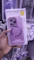 Kesi ya iPhone 16 Pro: Kinga ya Lenzi ya Kamera na Kickstand, Pink - 1