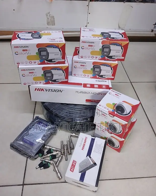 Hikvision 8CH CCTV Kit na Kamera 6 za ColorVu - 1