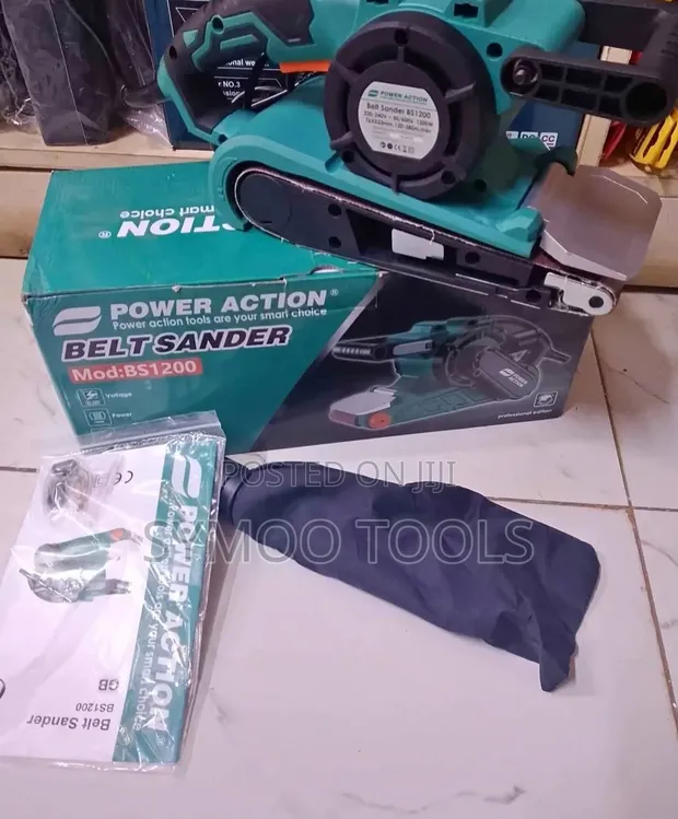 Power Action Belt Sander - Mpya Kabisa - 1