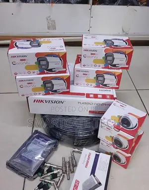 Hikvision 8 Channel DVR System with 6 ColorVu Night Vision Cameras