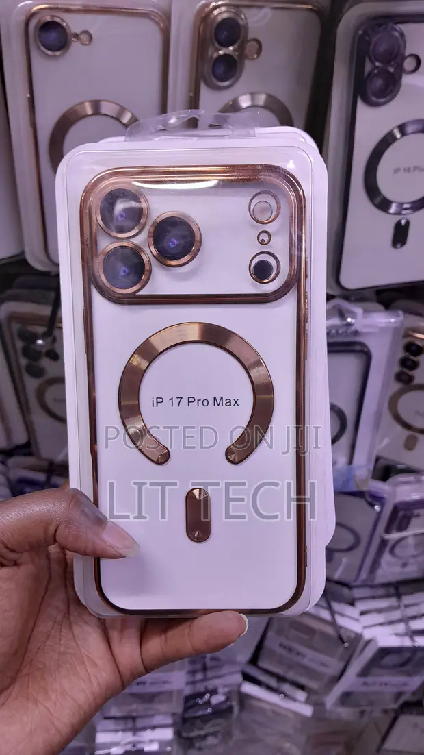 Kifaa cha Kifahari cha Electroplated Clear kwa iPhone 17 Pro Max - 1
