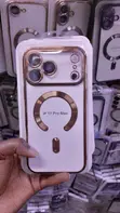 Kifaa cha Kifahari cha Electroplated Clear kwa iPhone 17 Pro Max - 1