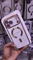 Kifaa cha Kifahari cha Electroplated Clear kwa iPhone 17 Pro Max - 2