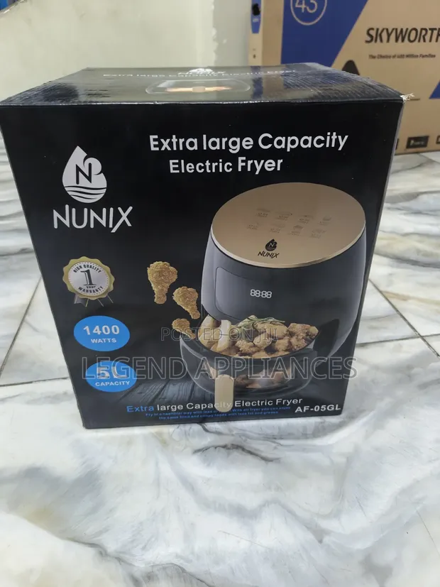 Nunix Fryer ya Umeme Lita 5 - 1