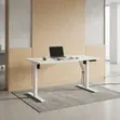 1200mm Stesheni ya Umeme ya Kusimama - Nyeupe - 3