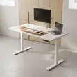 1200mm Stesheni ya Umeme ya Kusimama - Nyeupe - 4