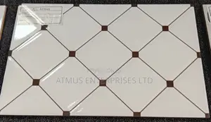 Twyford Ceramic Wall Tiles 25x40cm - White Diamond Pattern