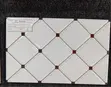 Twyford Ceramic Wall Tiles 25x40cm - White Diamond Pattern - 2