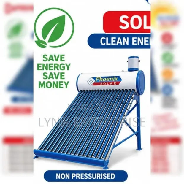 Phoenix Solar Water Heater (Isiyo-Pressurised, 200 Litres) - 1